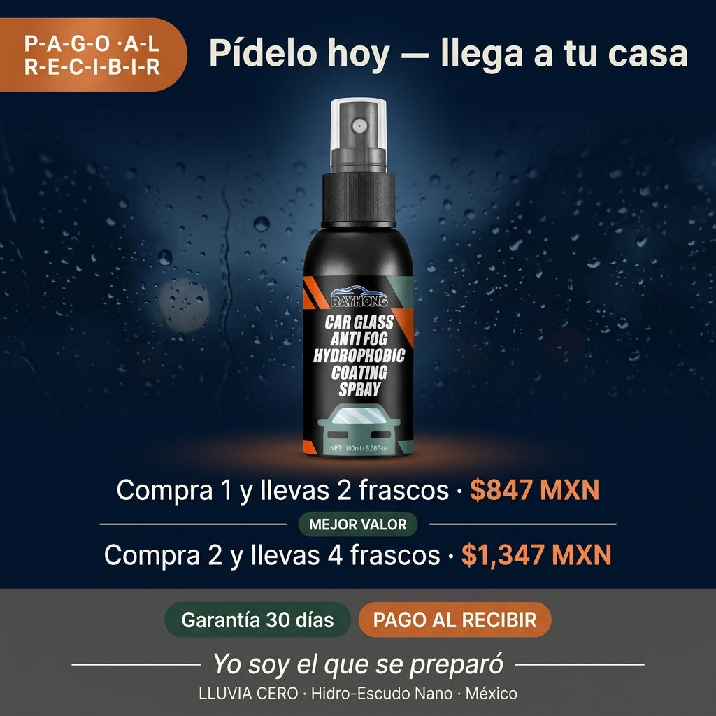 Branding — Lluvia Cero · Car Glass · México — vista 8