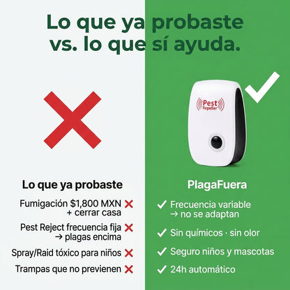 Repelente Ultrasonico De Plagas Potente - ID22554 — vista 2