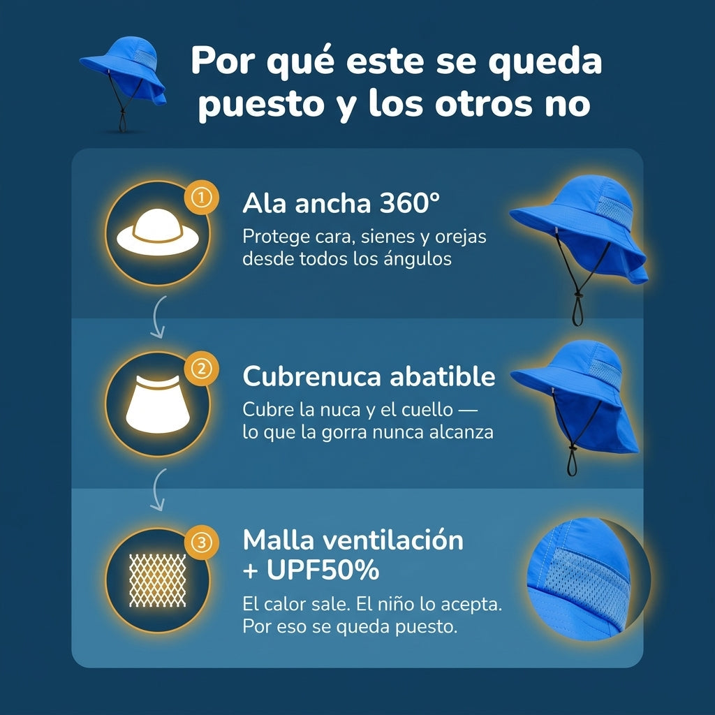 Sombrero de pescador para niños — vista 4