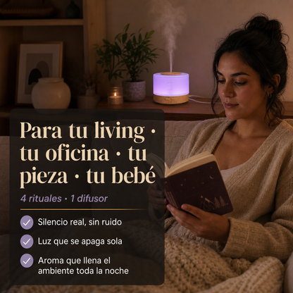 Humificador Bambu con Luz Led — vista 5