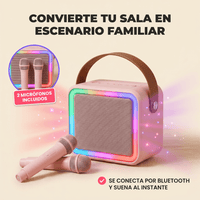Mini Maquina de karaoke portatil conecta canta y disfruta