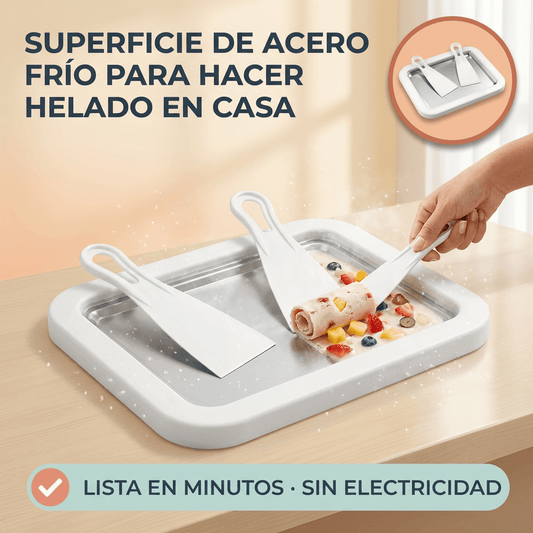 Plancha de Helados y Yogur - Haz helado enrollado en casa