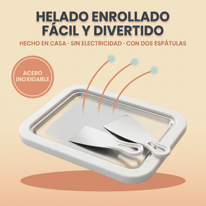 Plancha de Helados y Yogur - Haz helado enrollado en casa