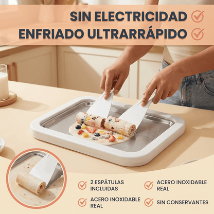 Plancha de Helados y Yogur - Haz helado enrollado en casa
