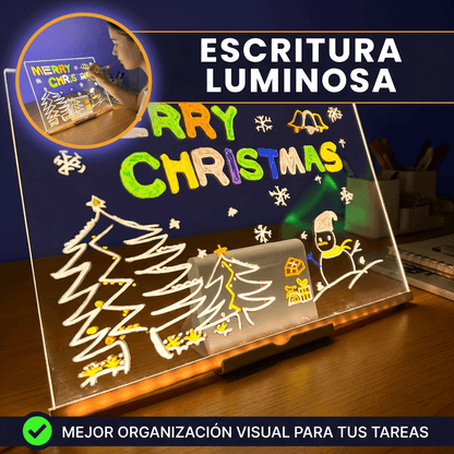 Tablero de Notas LED - Organiza tu mente, ilumina tu escritorio
